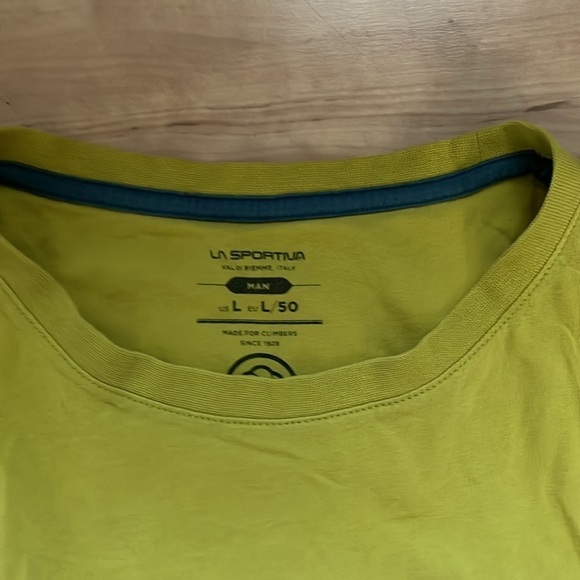 La Sportiva Italy Van T-shirt in color Bamboo, size L - Picture 3 of 5